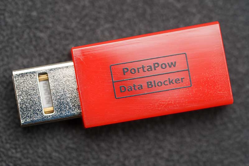 PortaPow USB-A Data Blocker 2-Pack